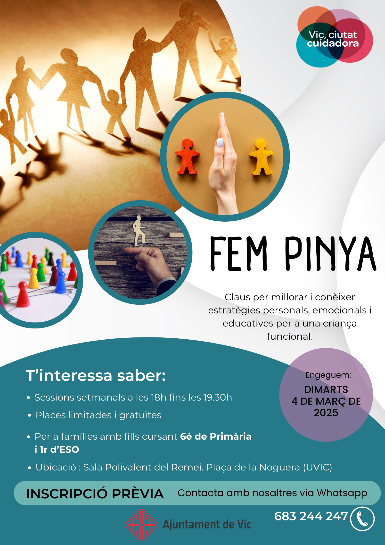 Cartell de la proposta "Fem Pinya"